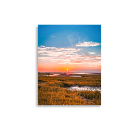 Golden Hour on Cape Cod Bay - Print