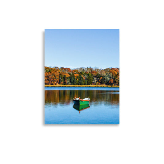 Boat on Salt Pond, Cape Cod - Print