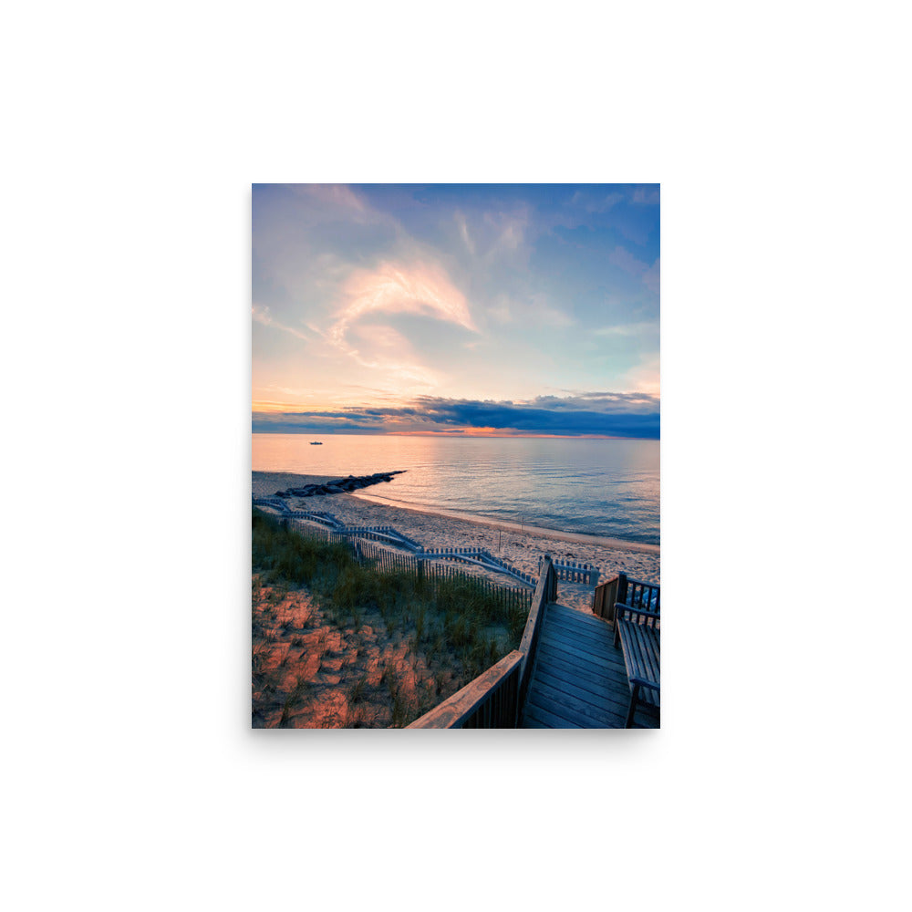 Dolphin Cloud Over Cape Cod Bay