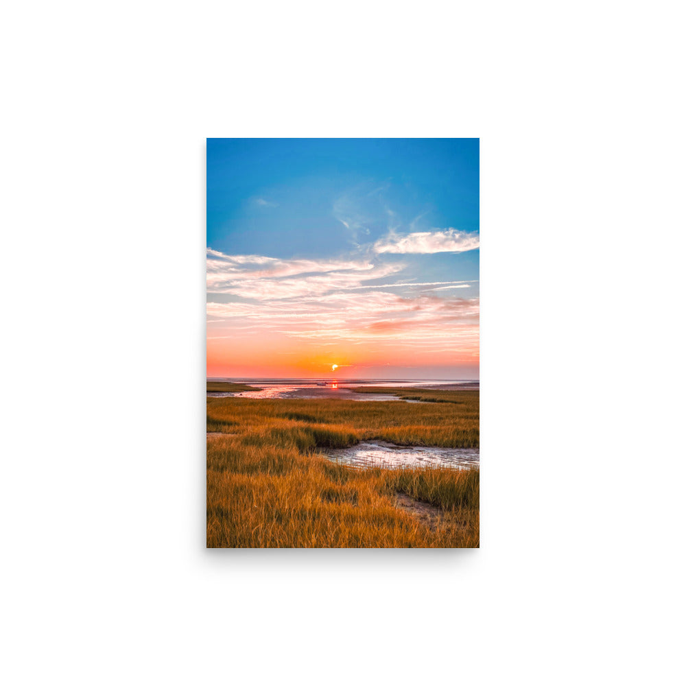 Golden Hour on Cape Cod Bay - Print