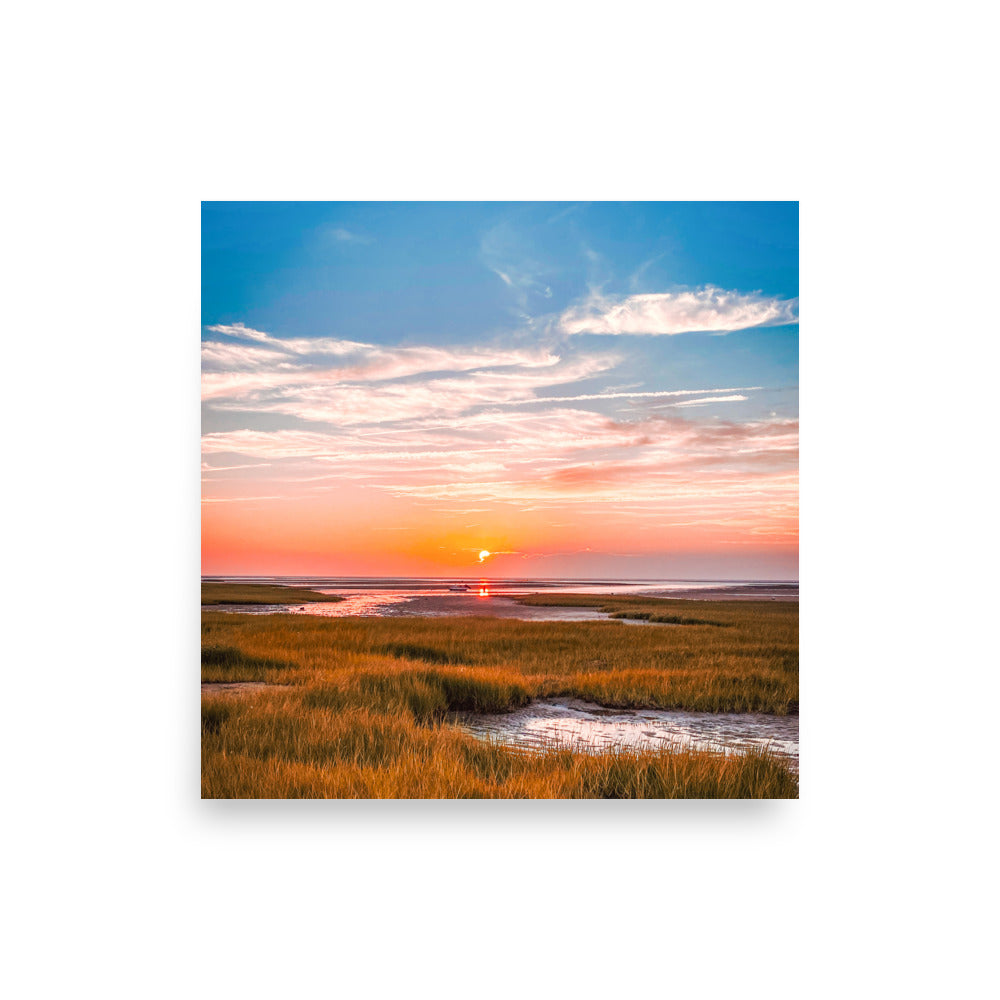 Golden Hour on Cape Cod Bay - Print
