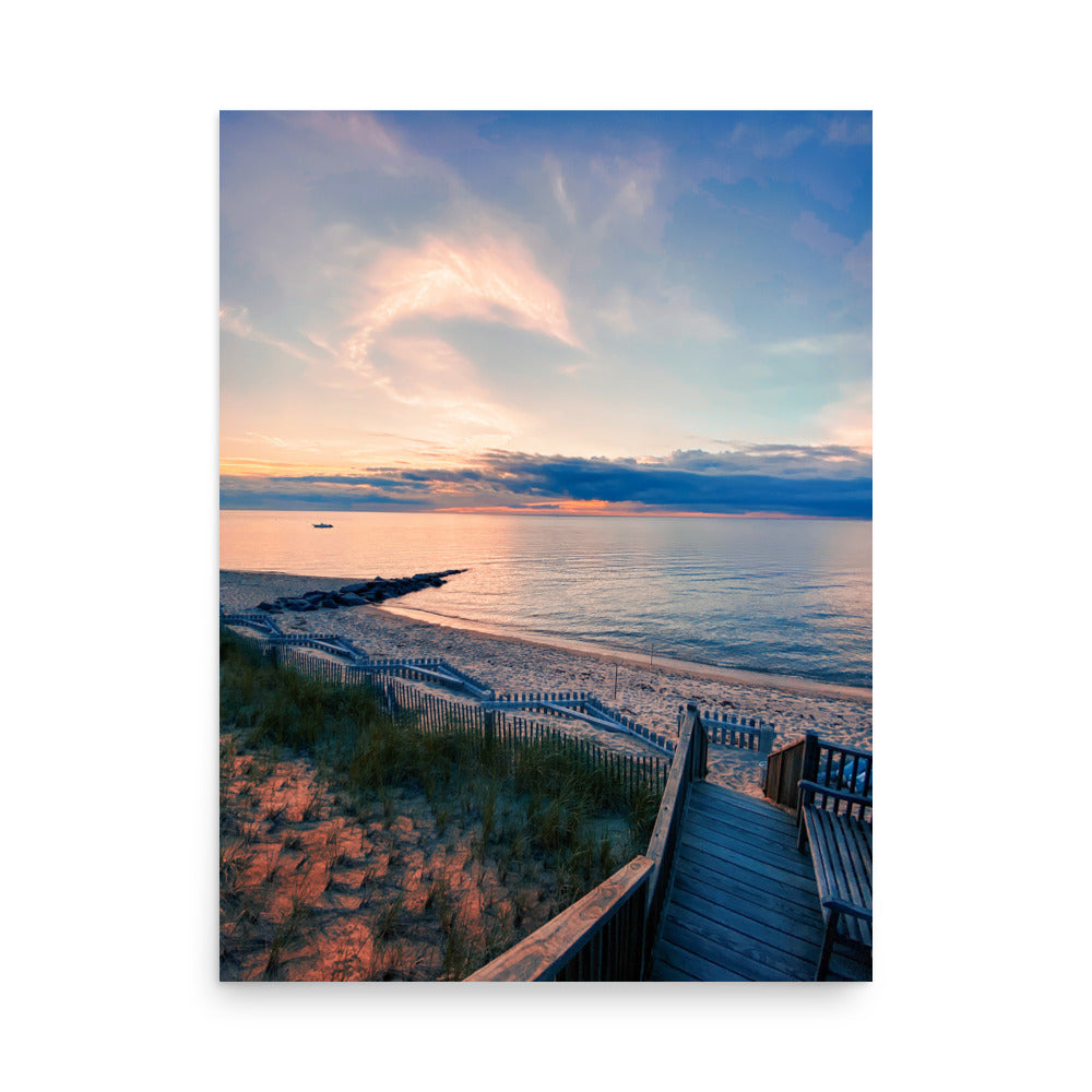 Dolphin Cloud Over Cape Cod Bay